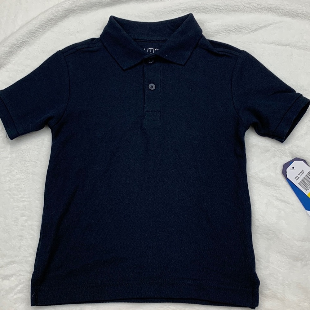 Nautica Little Boys Stretch Double Pique Polo Size M(5)